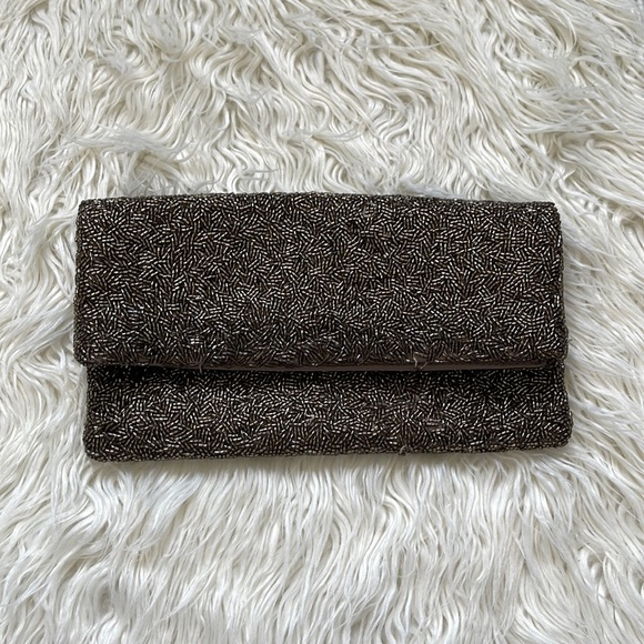 Banana Republic Handbags - Banana Republic Beaded Clutch